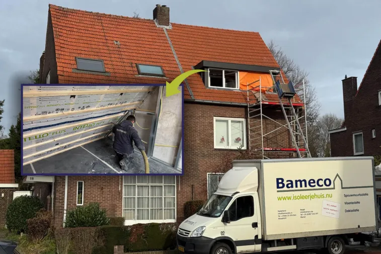 Dakisolatie met Isocell Cellulose in Heerlen